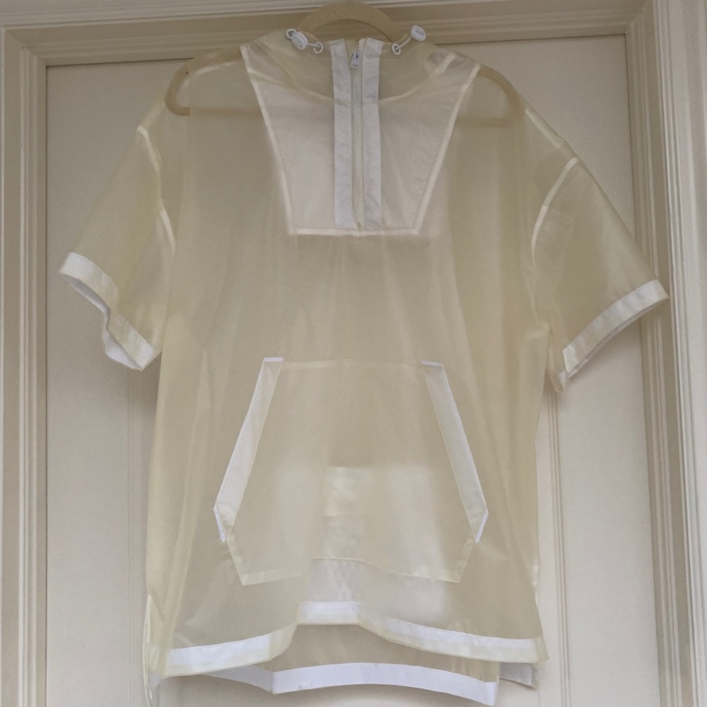 Clear Plastic Poncho Men or Women Size S